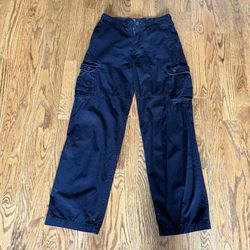 Arizona Boys Black Cargo Pants - Size 14S