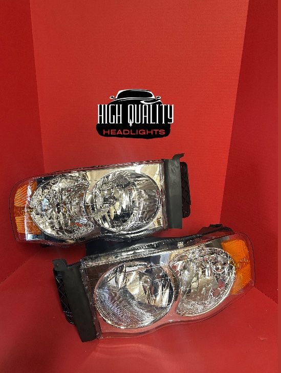 Dodge Ram 2002. 2005 Headlights.