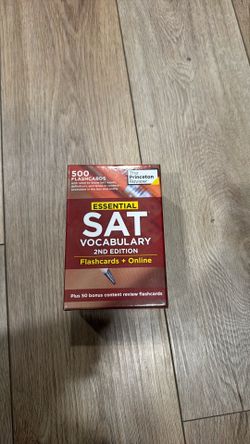 SAT vocabulary flashcards