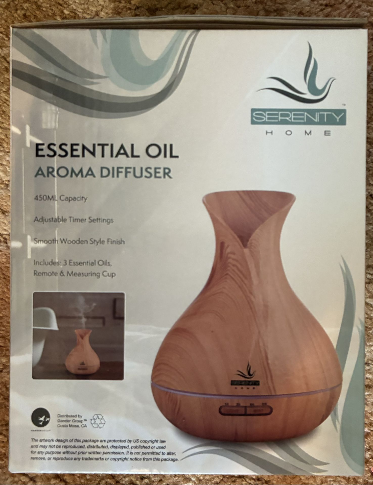 Essential oils diffuser