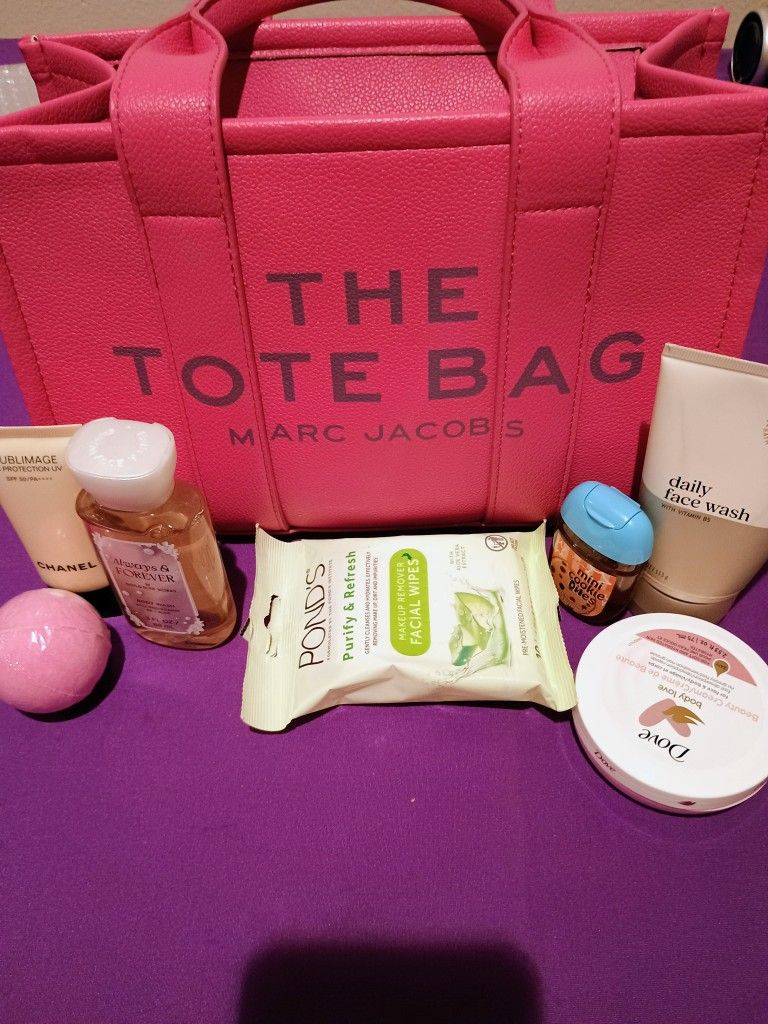 Pre Filled Beauty Tote Bags W/ Travel Size Fragrance