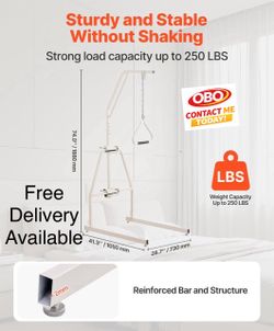 OBO New Other VEVOR Trapeze Bar/Pull Up Assist Floor Stand W/ 250LB Weight Capacity