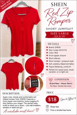 Red romper