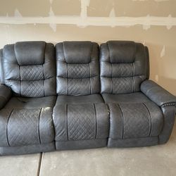 Recliner Leather Sofa And Recliner Love Seat