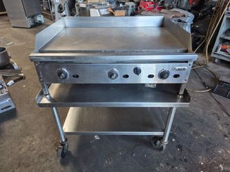 Jade Range 36" Gas Griddle Thermostatic Controls 1" Steel Plate Natural Gas
