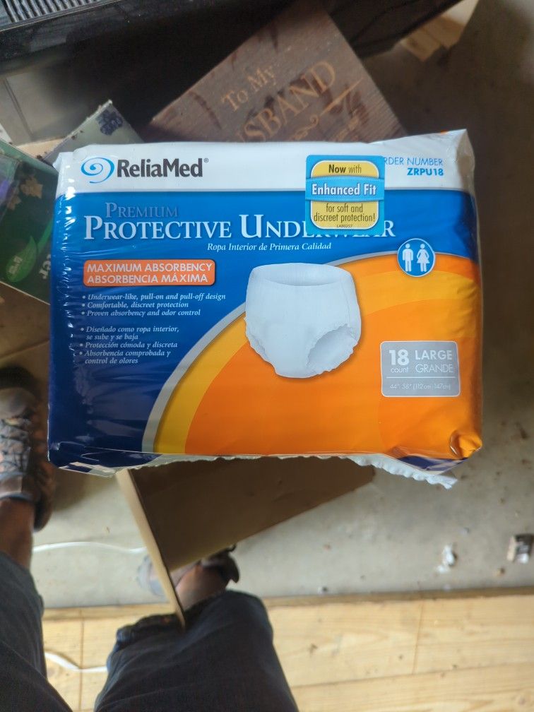 Adult Diapers, Depends, Underwear