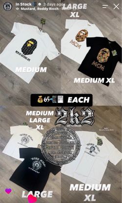 BAPE x MCM Graphic T-Shirts