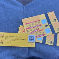 SALINAS RODEO 2024 TICKETS FOR SUNDAY JULY 21
