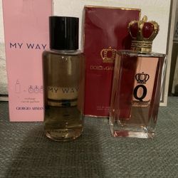 Giorgio Armani And Dolce Gabbana Parfumes