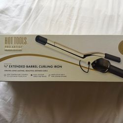 Hot Tools 3/4 Inch Barrel Curling Iron , 24K gold 