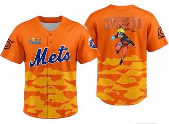 Mets x Naruto Jersey brand new sealed in bag