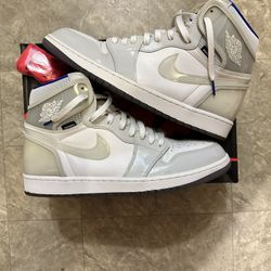 Jordan 1 Retro High ‘Zoom White Racer Blue’ Size 13 [CK6637-104]