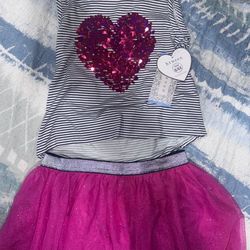 NEW girls size  6 TWO piece