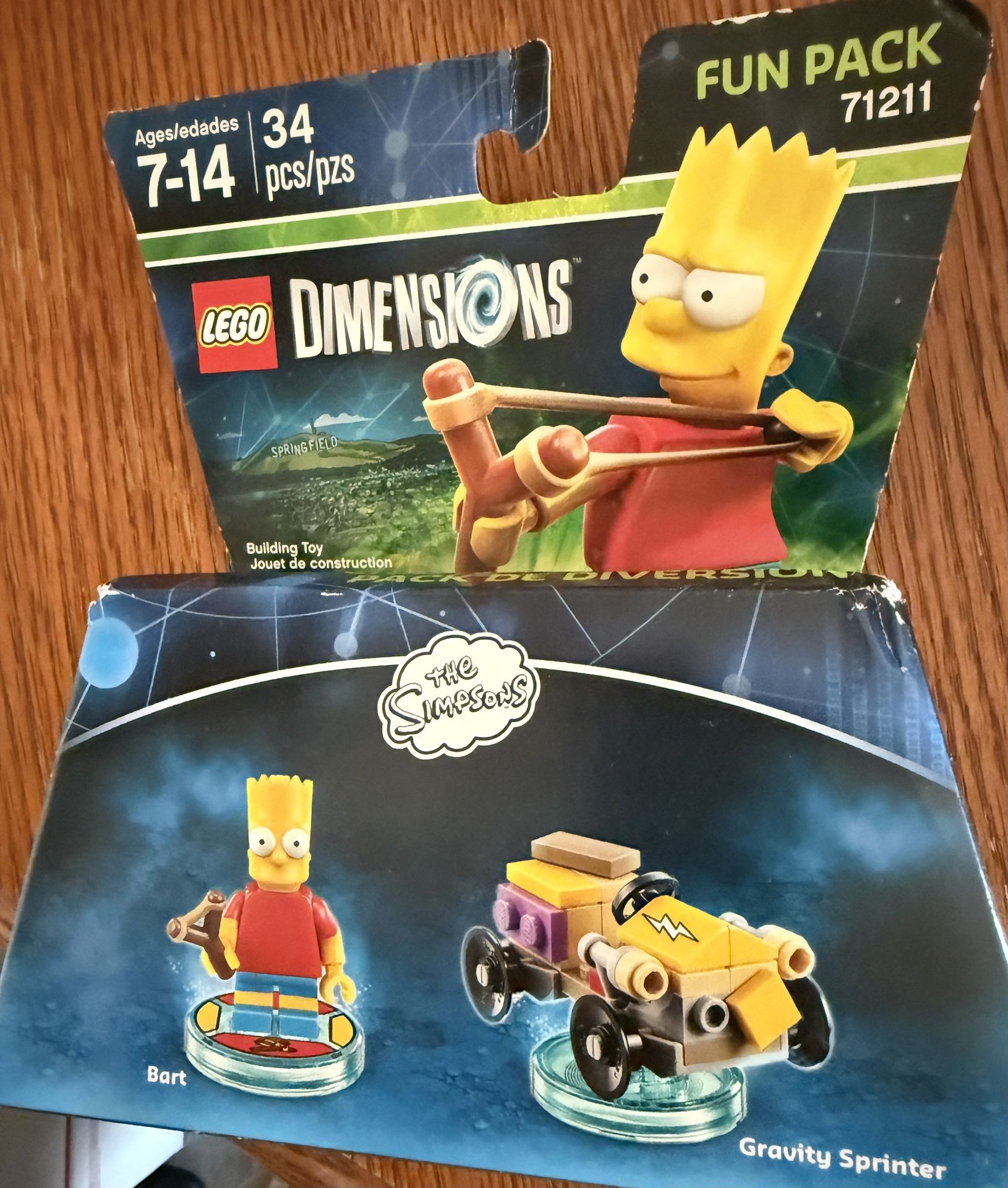LEGO DIMENSIONS. The Simpson BART Fun Pack. NEW