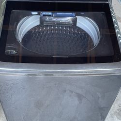 Excellent Condition Samsung Black Stainless Washer