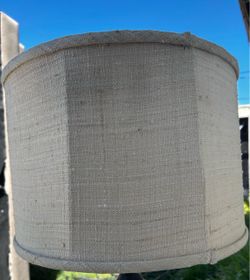 Cream Fabric Drum Lamp Shade