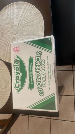 Crayola colored pencils class pack 240