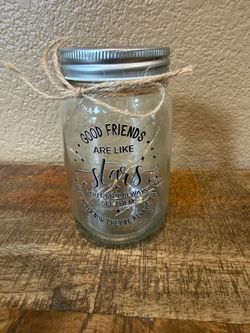 Good Friends are Like Stars light up jar/gift