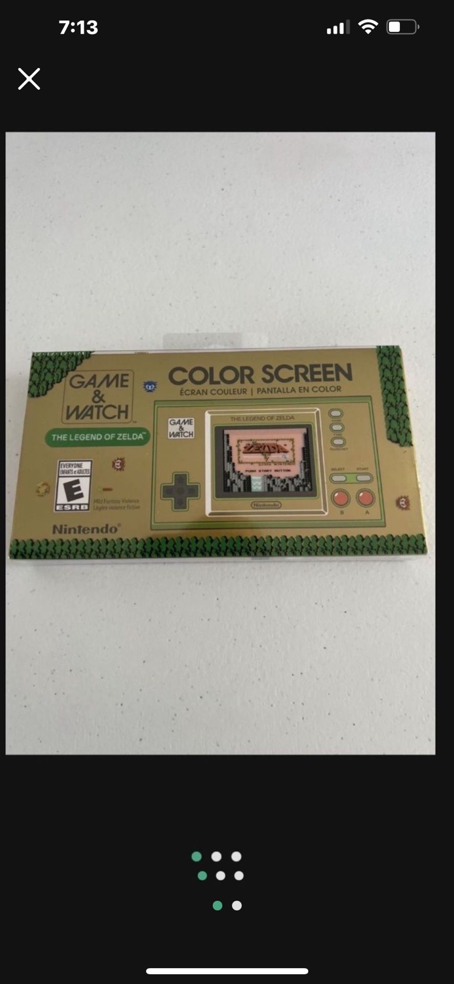 Game And Watch - New - Legend Of Zelda - Nintendo -
