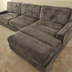 New 127x66 Corduroy Couch / Free Delivery 
