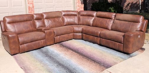 Leather Recliner Sectional Couch, DELIVERY AVAILABLE!!