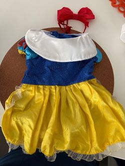 Snow White dog Halloween Costume Dress