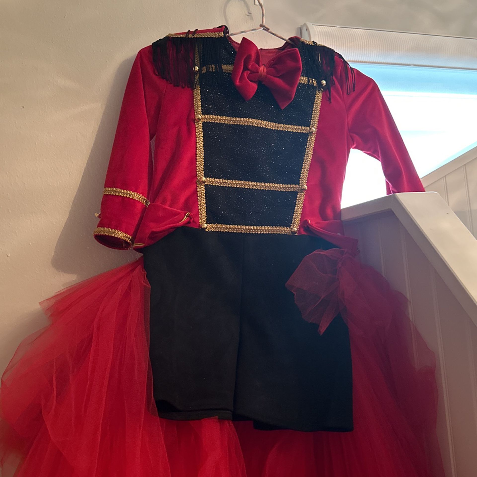 Girl nutcracker costume,girl circus outfit,soldier dress,tutu circus dress,showoman