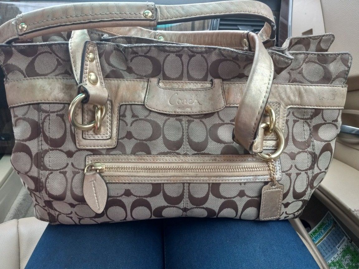 Womens Authentic Coach Est 1941 Purse