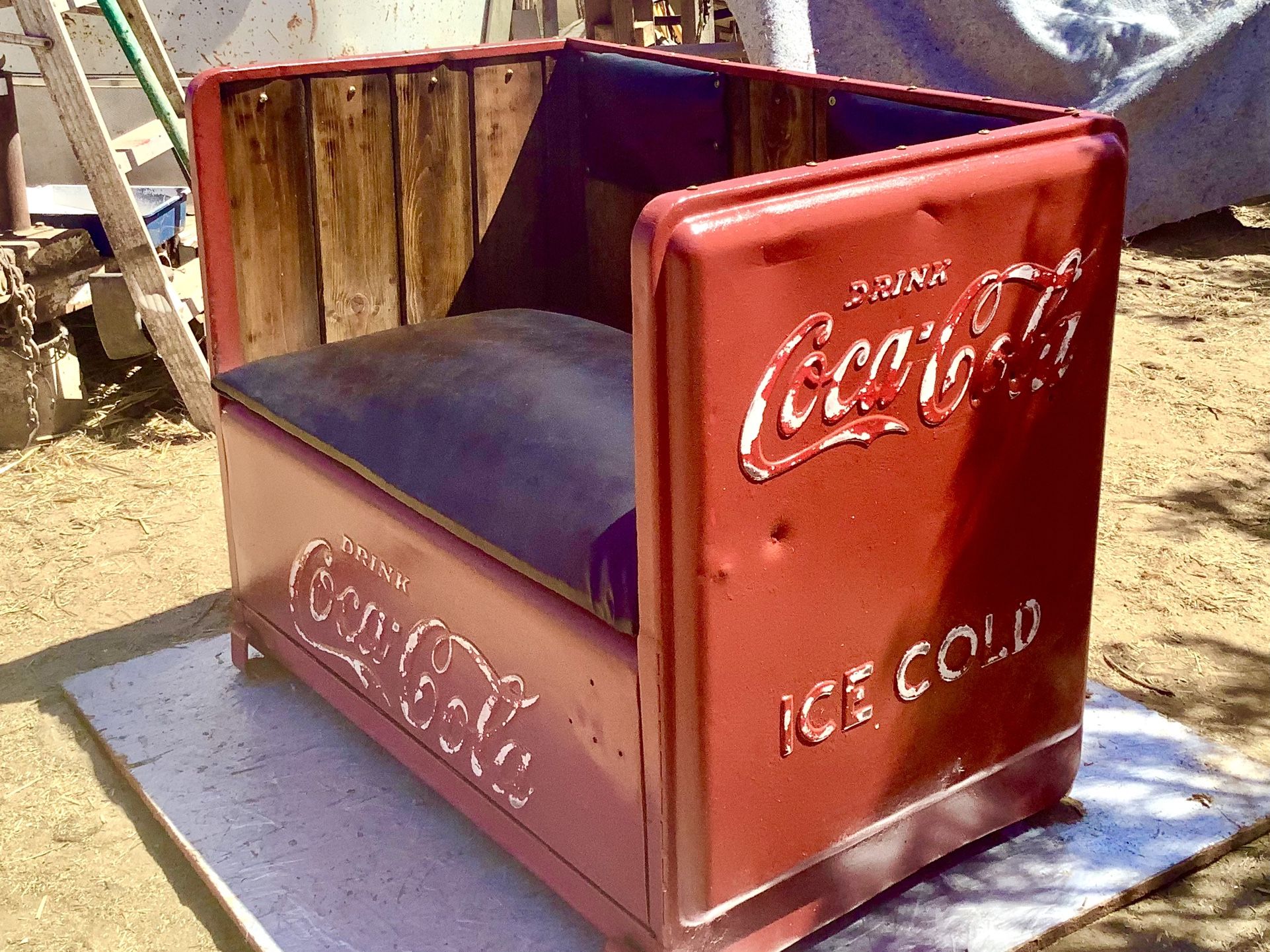 Antique Coca Cola Bench