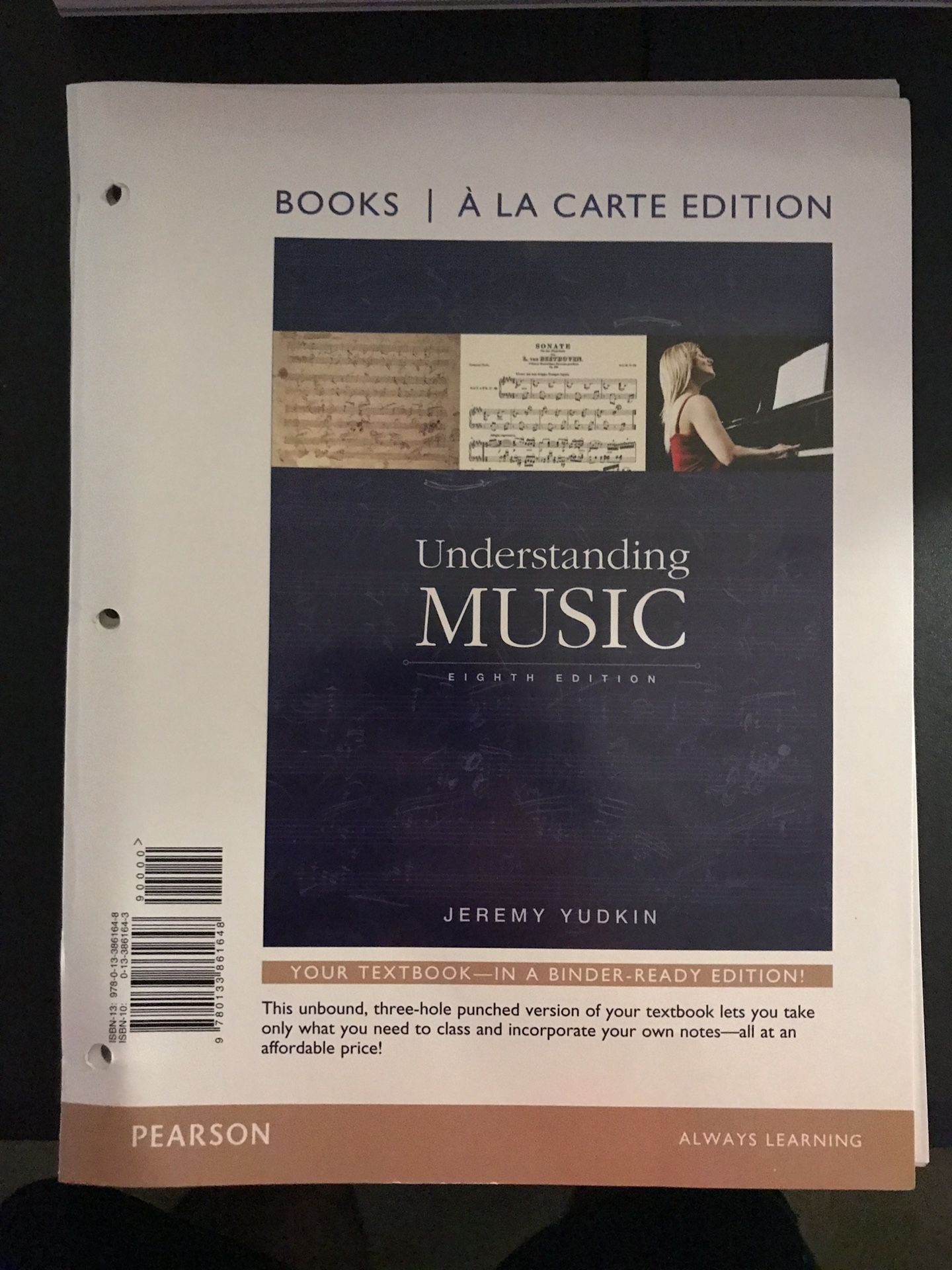 College Class music appreciation Required Book Understanding music