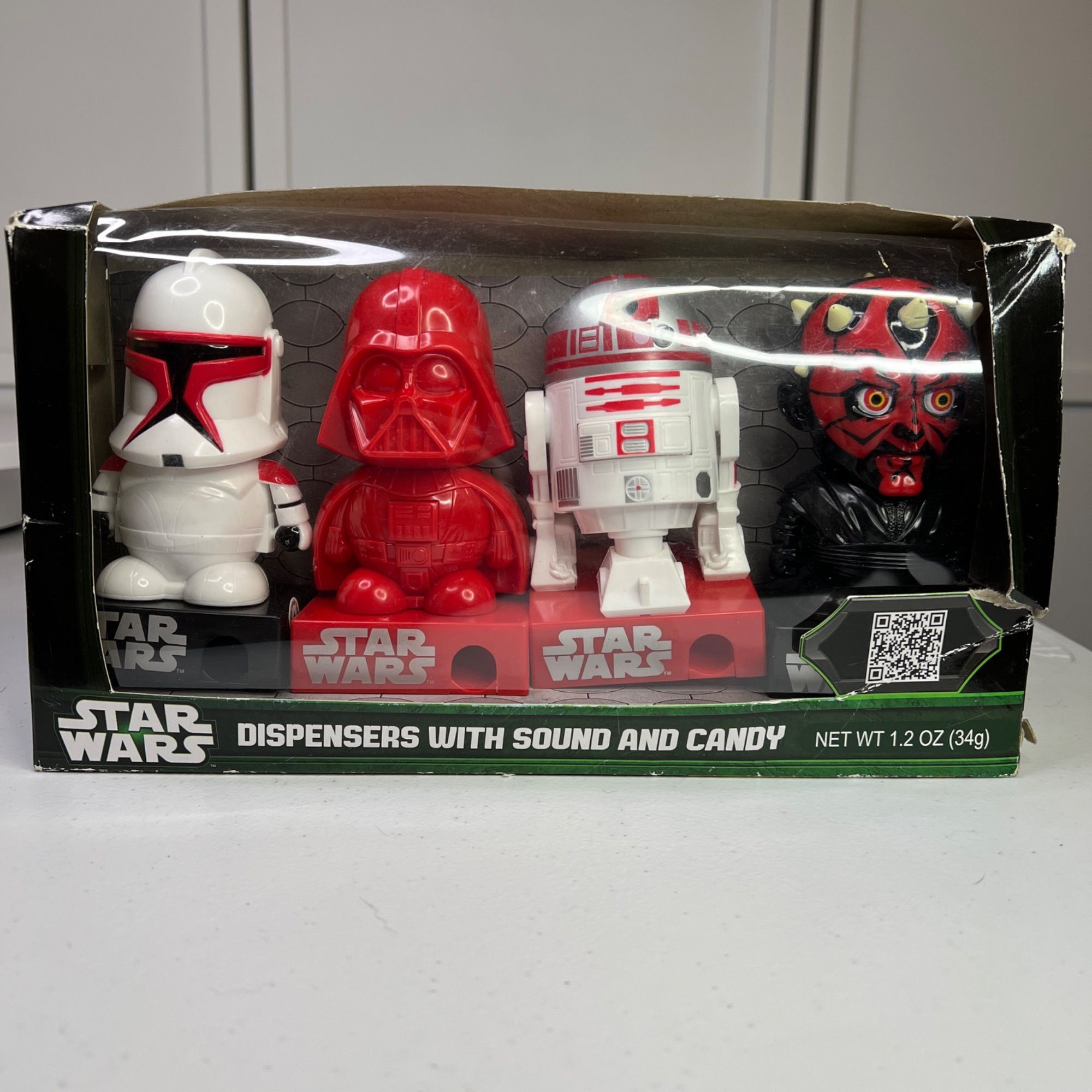 Star Wars Candy Dispenser With Sound Collectible Set From 2013