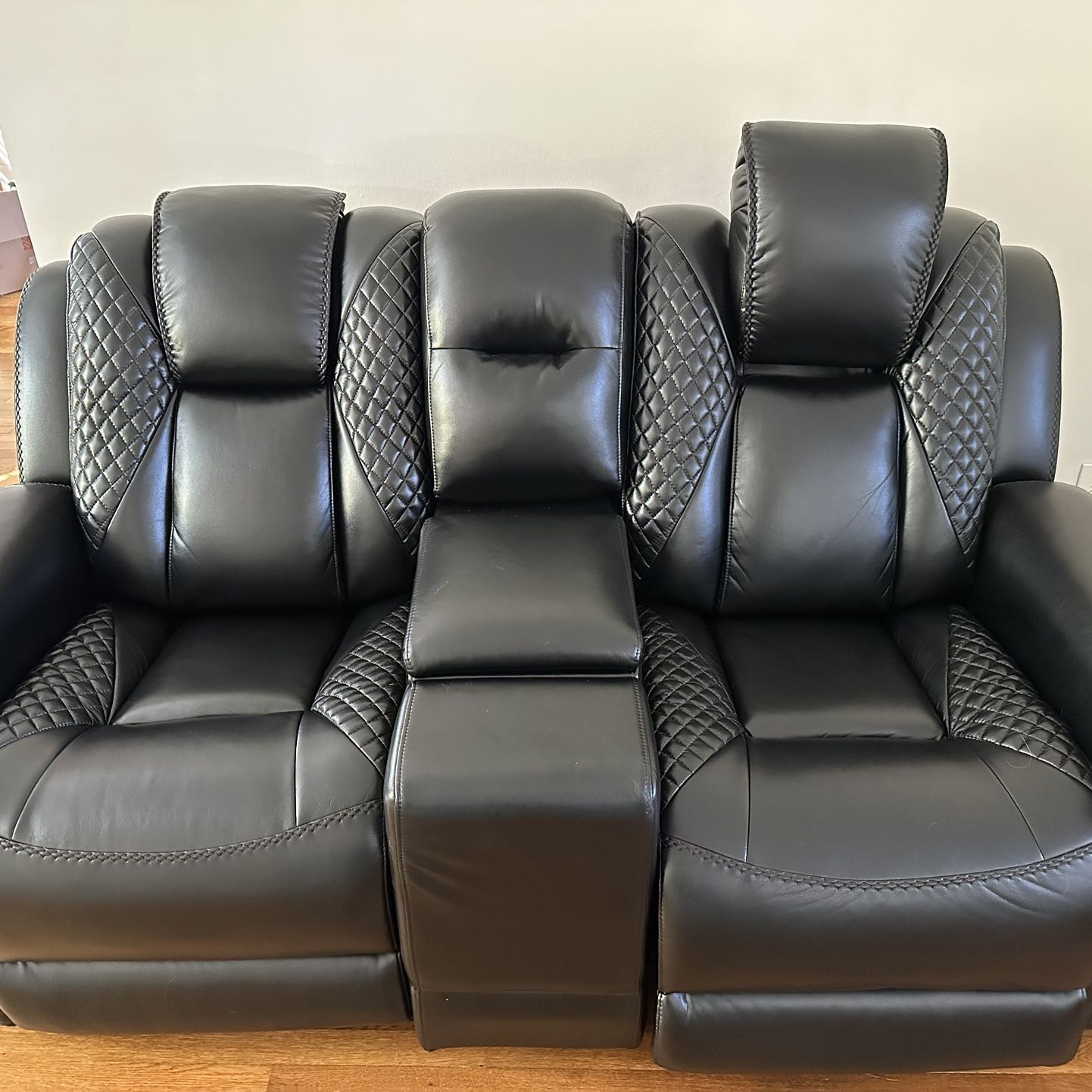 Theater Style Powered Loveseat