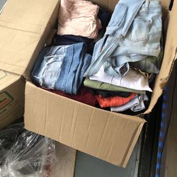 Huge Box Of Women Clothes 