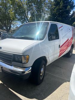 Carpet cleaning van