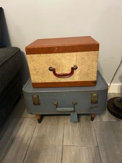 Suitcase Side Table