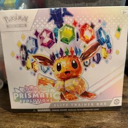 Sealed Pokémon Prismatic Evolutions Elite Trainer Box