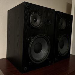 Optimus STS-100 8” Bookshelf Speakers 