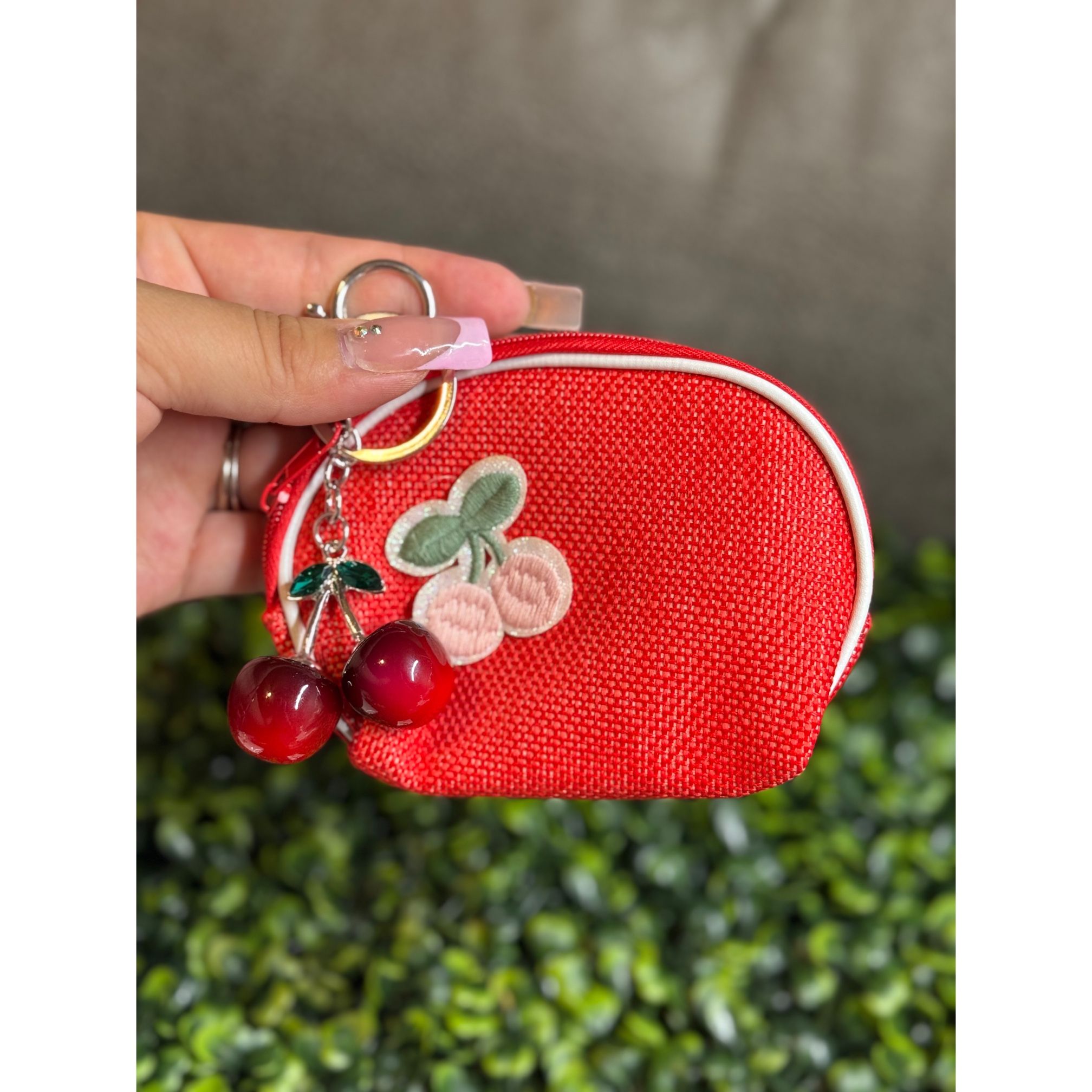 Cherry Coin Bag & Cherry Key Chain