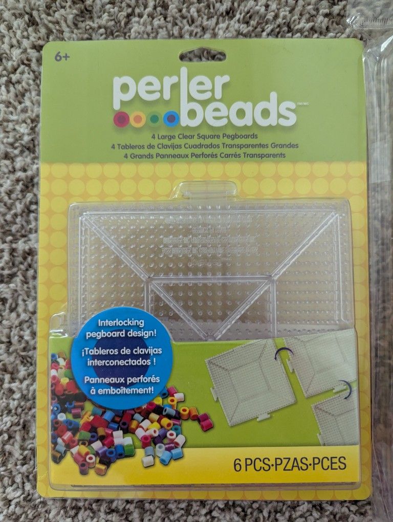 Perler Beads And Peg Board
