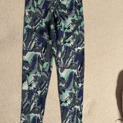 Womens Small/girls Large Nike Pro Combat Multicolored Hyper warm Tights Leggings Digital  Camo Green grey Purple  