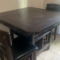 Table With Two Chairs 