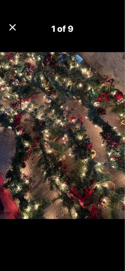 You get 5 Pieces of decorated Garland! Plus tub! All of it!!!