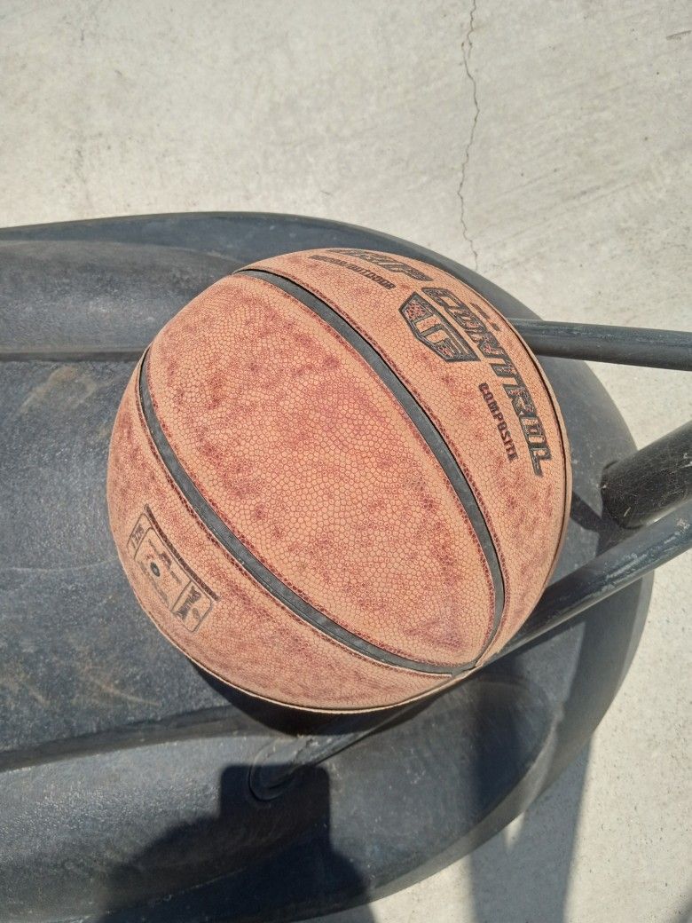 Basketball And Basketball Hoop