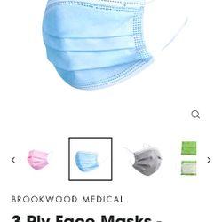 $2 For Case Of New Sealed 50 Disposable 3 Ply