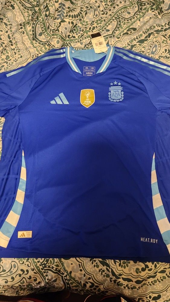 Argentina Away Adidas Authentic Heat.Rdy 24/25 Soccer Jersey Shirt IP8384 2XL