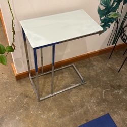Glass Top End Table