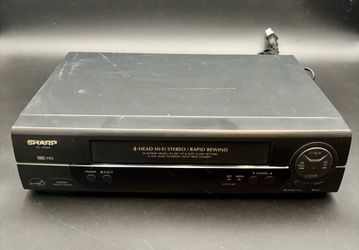 Sharp VC-H992U VCR VHS 4-Head Hi-Fi Stereo Rapid Rewind VHS Player