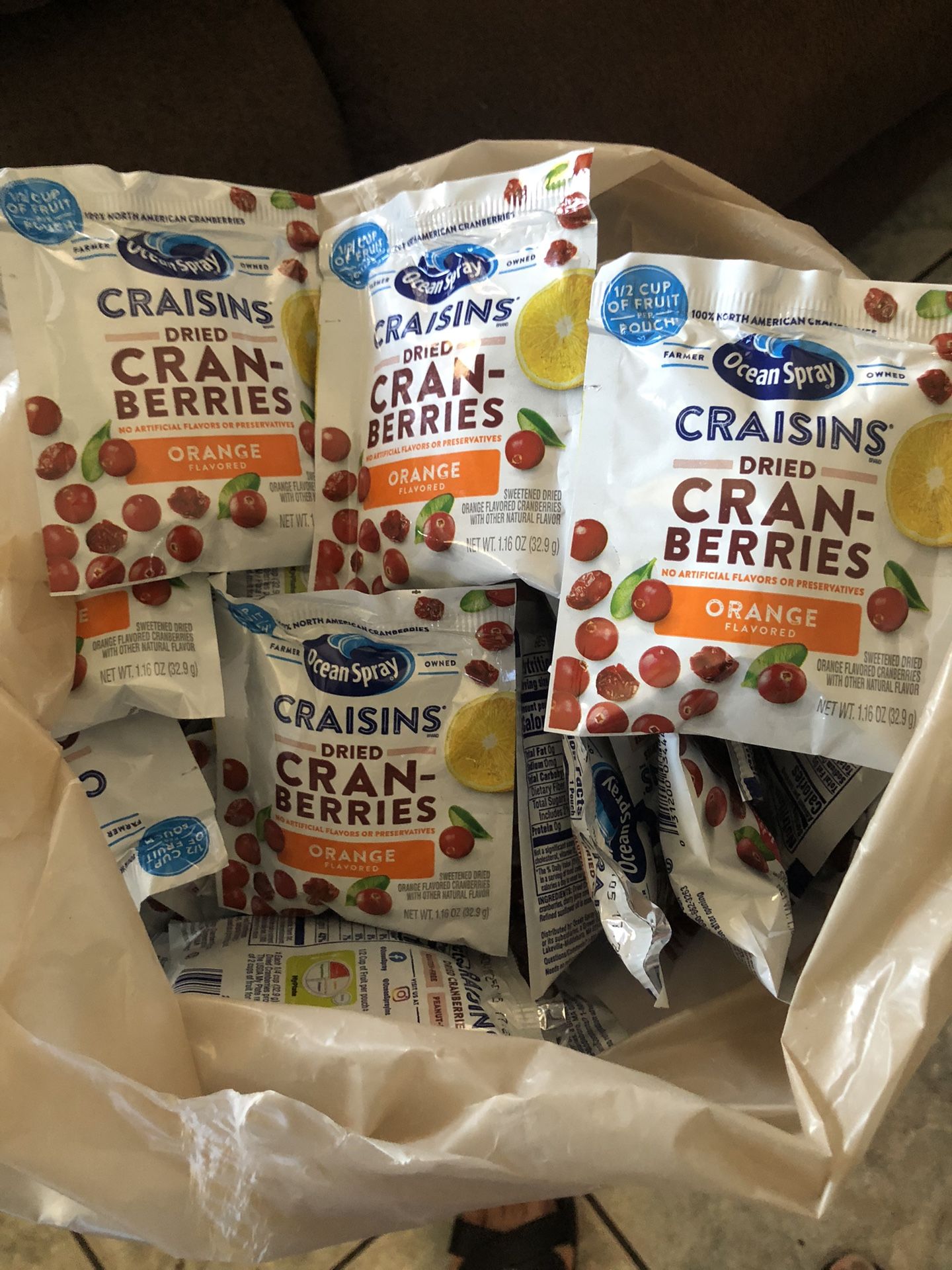 Free Bag Of Cranberries