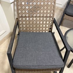 Patio  Or Balcony Set  4   Rocking Chair’s  2 Tables