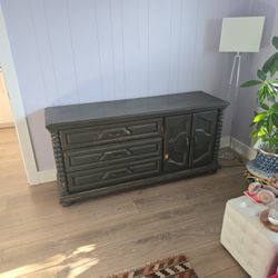 Solid Wood Vintage Style Console – TV Stand or Sideboard